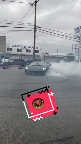 AVENTADONUTS 🍩💨 #Gintani #lamborghini #lamborghinisv #donuts #supercars 