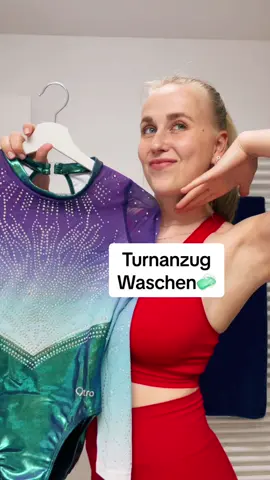 Komplexe Geschichte😅 #turnanzug #waschen #experiment #wissenswert 