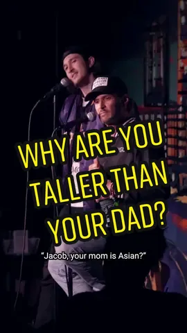 @Jacob Wolf and I are getting this question more than I’d like to admit. #joshwolf #joshwolfcomedy #standup #comedy #standupcomedy #fatherhood #family #jacobwolf #fatherson 
