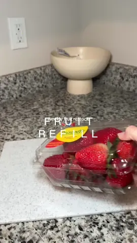 Weekly fruit restock 🍉🫐 please let me know what types of videos you want to see 🫶🏼 #fruit #restocks #asmr #strawberries #blueberries #watermelon #fruitprep #food #fruits 