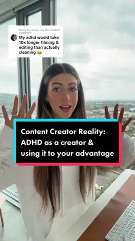 Replying to @Lindzo: my life is fake  ADHD as a creator is truly a gift (once I learned how to actually use it to my advantage) — it’s possible to make it work in your favor & become your superpower 😍 @Michelle Henderson | Creator @Michelle Henderson | Creator @Michelle Henderson | Creator #contentcreatorconvos #contentcreatorreality #adhdcreators #adhdcontentcreator #adhdconvos #ugcadhd 