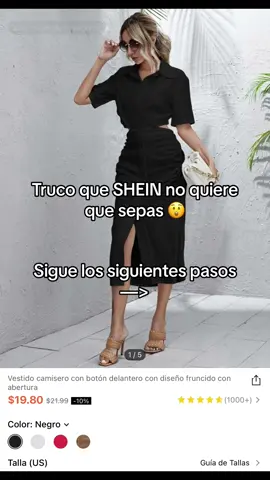 Link en mi bio 🤩🫶🏼🛍️✨ #shein #sheincampusambassador #extradescuento #tips 