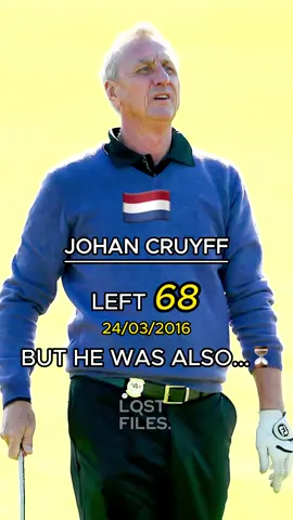 🇳🇱JOHAN CRUYFF LEFT 68, BUT HE WAS ALSO...⌛ #JOHAN #cruyff #netherlands #holland #goat #ajax #barcelona #feyenoord #football #Soccer #icon