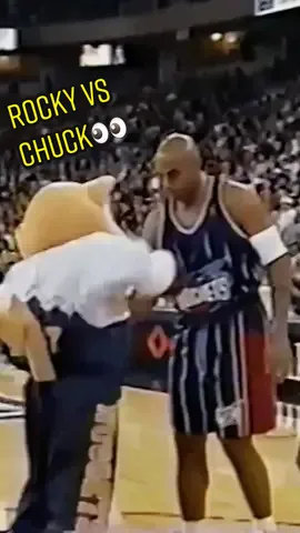Chuck & Rocky go way back!👀 #NBA #fypシ #basketball #sports #nbahighlights 