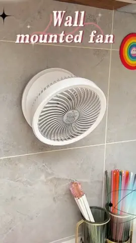 Wall Mounted USB Fan #portablefan #usbfan #wallfan #minifan #rechargeablefan #foldablefan 
