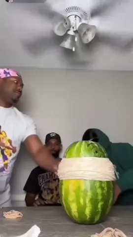 EXPLODING A WATERMELON WITH RUBBER BANDS #shorts