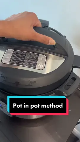 Replying to @amrita Here’s the process called pot-in-pot cooking method to make two things at once in an instant pot. Some of the other combinations that work are chicken curry and quinoa (5 mins cooking time), yellow daal and rice (6 mins), kidney beans or chickpeas with brown rice (18 mins) 