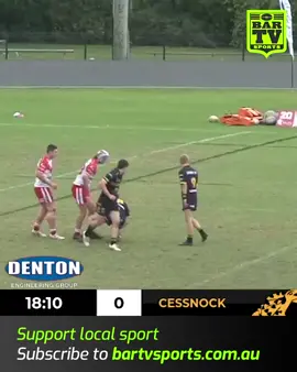 Ouch! How did he get up from that? Newcastle Rugby League U/19s game between South Neecastle Lions and  Cessnock Goannas. #rugbyleague #rugby #bighit #footy #nrl #nfl #newcastle #bartvsports 