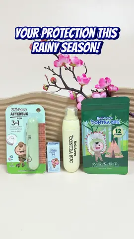How ready are you for the rainy season? Share this post and tag at least 3 Mommy friends and get a chance to win Uni-Love rainy season essentials!#uniloveph #uniloveproducts #unilove #babytokshop #unilovequalityandtrustedbabybrand #unilovecontrabugdeetfreespray #unilovecontrabugpeelandstickpatches  #uniloveafterbugpen #uniloveafterbugeraser #rainyseasoniscoming #beready 