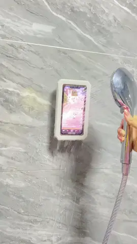 Bathroom waterproof mobile phone case retractable and rotating #bathroom phone holder#good things recommended