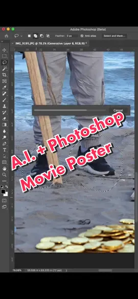 Making a movie poster using #AI in #photoshop ----- #filmclip #movieclip #art #poster #howto #DIY