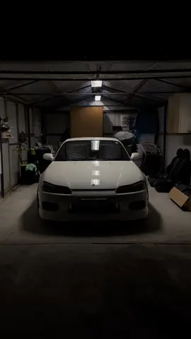 where the car lays to rest after getting driven once a month :(( #fyp #silvia #s15 #jdm #canberra #canberratok #fypシ #nissan #trend #trending #silvias15 #s15specr #schassisloyalty #schassis #optionb #s15aero 