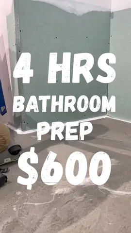 Full @GURU.USA Bathroom Prep in 4 hours. All in $600. #construction #realestate #tools #Home #entrepreneur #carpentry #tutorial #tipsandtricks #homerenovation #DIY #contractor 