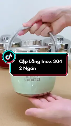 Cặp Lồng Inox 304 2 Ngăn  #dexuatxuhuong #xuhuong #dexuat #caplonggiunhiet #caplongcamen #hopcomgiunhiet 