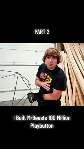 I Built MrBeasts 100 Million Playbutton
