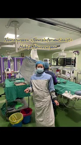 Being a hybrid neurosurgeon comes with the advantage of not only being able to perform surgeries in the operating theater but also being able to actively participate in procedures carried out in the angio suite 👉🏻 #neurosurgeon #womensurgeons #neurosurgery #neurointervention ###acutestroke #hospital #timeisbrain #brainsurgery #noninvasivesurgery #thrombectomystroke #thrombectomy 