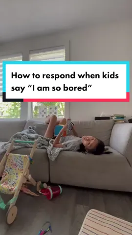 At around age 4, my daughter occasionally would complain about being bored and it bothered me since it triggered my upset feelings because I feel like I am not making her happy.  But when our children tell us they are bored, it doesn’t necessarily mean we are doing a poor job as parents. When our children are bored, it’s actually not a real problem since no rule is actually broken.  We can play a supportive role to set up and prepare activities, and our children’s responsibility is to find a solution to solve boredom.  Also, doing absolutely nothing, daydreaming, or allowing their minds to wander can be beneficial. If parents prepare all things to fill up their children's spare time then they never discover new interests or going to learn to do things for themselves. Children develop better when you let them be bored. Let them be bored sometimes, be curious, and discover who they are. 🔅 Hope this helps other parents avoid being triggered when your kids complain about being bored and turn it into a problem-solving opportunity for your little one. . 💫 Share with friends who can benefit from this. 💫Follow for more positive discipline + gentle parenting tips. #mindfulparenting #parentingquotes #parentingtip #parenting101 #parentingskills #parentinggoals #respectfulparenting #parentcoach #childdevelopment #motherhoodquotes #lifewithlittles #childpsychology #mindfulmama #asianmama #positiveparenting #positiveparentingsolutions #motherhoodunited #gentleparenting #consciousparenting #parentsupport #montessori #montessorikids #teachermom #homeeducator #parenteducator #asianpareting #asiaparent