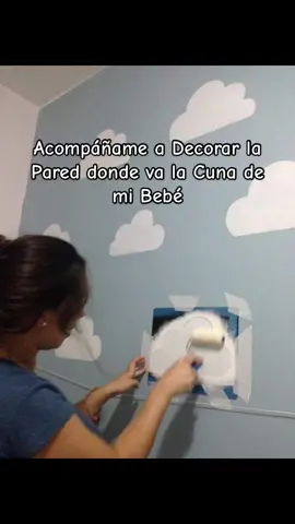 #bebeencamino #decoracion #decoraciondeparedes  #habitacioninfantil  #fyp #fypシ゚viral #parati #viral #enladulceespera Falta poco para tu llegada 🩵