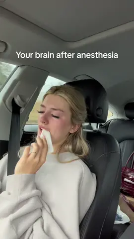 Nothing made sense 😅 #postop #afteranesthesia #loopy #wisdomteeth 