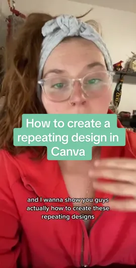 How to create a repeating design on canva! #printondemand #etsyshop #etsyshoptips #etsysecrets #etsyprintondemand #etsyshopowner #etsytiktok #etsybusiness #canvahacks #canvatutorial  #sidehustlemom #podshop #podbusiness #printondemanddesigns #tshirtbusiness #shopifyprintondemand #printifytutorial