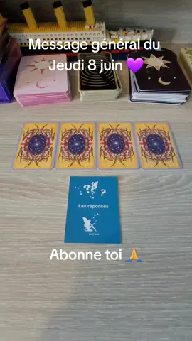 message du jeudi 8 juin Des nouvelles  une discussion pour du concret !  #tiragedujour #tirageaujourdhui #cartomencienne🔮 #tiragedecartes @sandrinemjel 