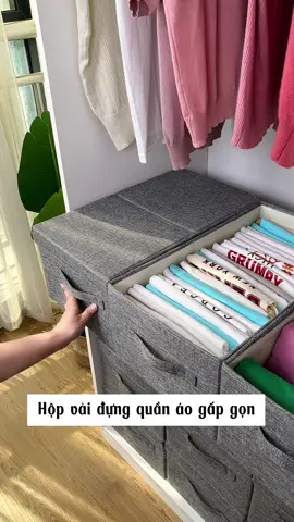 Hộp vải đựng quần áo gấp gọn #hopvaidungquanao #hopvaidungdo #hopdungquanao #hopvaidanang #hopdungquanaogapgon 
