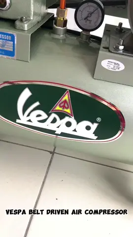 Vespa Belt Driven Air Compressor  Specification: Voltage: 220V/ 60Hz Input Power: 1/4Hp Induction motor Rpm: 1700 Tank Rpm: 600 Heat: 65°C Dis: 46L/min Pressure: 5kg AVAILABLE INPUT POWER: 1/4Hp 1/2Hp 3/4Hp 1Hp 2Hp BRAND NEW‼️‼️ GOOD QUALITY ‼️‼️ HEAVY DUTY‼️‼️ #danhilenterprises #fyp #aircompressor #viraltiktok #zyxcb #worktools #goodquality #toolsforyou 