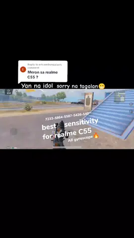 Replying to @ericsonbundalan best sensitivity settings for realme C55 all gyroscope #sensitivitysettings #pubgmobile #trend #xyzbca #pubgmobilephilippines🇵🇭 #pubgphilipinnes🇵🇭 #sensitivitysettings #sensitivity #pubgmobile #fouryou #pubgm# #fouryourpage #tiktok #trending #realmec55 