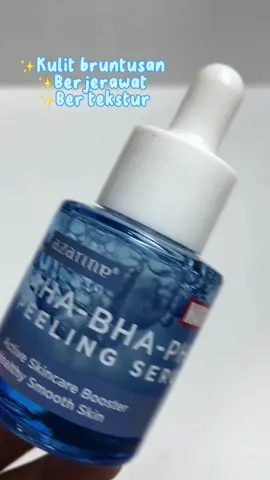 Serum ini bakal bikin kulit berjerawat dan bertekstur  kamu bakalan hilang dan ga kusam lagii 😍✨#serumazarine #serummarvel #serumpeelingazarine #serumjerawat #tokoskincaresoloraya #shishicare 