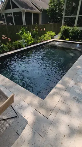 Small pool in Atlanta. #pool #swimmingpool #poolmanluke #luxurypools #poolguy #pools #gapoolbuilder #artisticpools #fouryoupage #fyp #smallpools #jandy #builtjandystrong #atlanta #little5points 