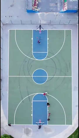 Birds Eye View 🦅  📍 Kessler Park, Bloomington Park, California  #basketball #drone #basketballcourt #hoops #sportsvideography #sportsphotographer #sportsvideographer 