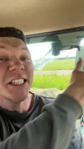 What did he have to say after smashing the tractor window?! #tractor #windowsmash #johndeere #crazycustomer 