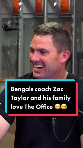 Bengals coach Zac Taylor LOVES The Office 😂😂 #theoffice #bengals #zactaylor #theofficeus @The Office 