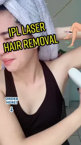 IPL Laser Hair Removal at Home #ipl #hairremoval #laserhairremoval #fyp #foryoupage #budolfinds #tiktokfinds 