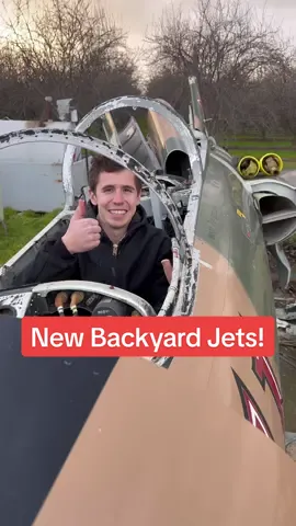 I need more jets and a bigger backyard. #aviation #jet #backyardjet #l29 #trucking #pilot #engineer 