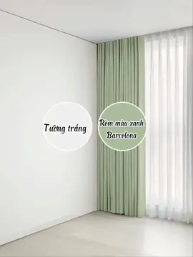 Tường trắng cực dễ tính với rèm cửa nha cả nhà 😍#xuhuong2023 #decorphòngngủ #trangtrinhacua 