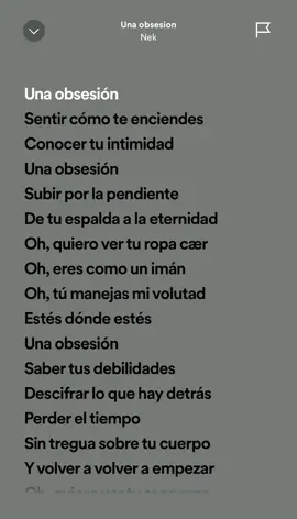 Nek - Una obsesion 
