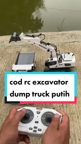 mainan rc excavator yigong putih viral #rcexcavator #rcexcavatoryigong #rcexcavatormurah 