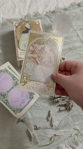 Meet the stunning Ethereal Visions Tarot Deck ✨✨ This beautiful new tarot deck features 80 powerful cards, each designed by talented artist Matt Hughes. Inspired by the Art Nouveau movement, each card was hand drawn and created with great detail. Watch as the gold inclusions make your readings shine! ✨ Available in store & online now - while stocks last! #tarot #tarotcards #tarotreading #etherealvisions 