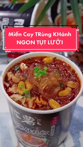 💁‍♀️🔜 MIẾN CHUA CAY TRÙNG KHÁNH VẠN NGƯỜI MÊ ĐÂYYY ‼️ 🔥 Hót mãi ko ngừng nghỉ nhé ! 💥 Thùng 6 cốc… ăn rôi lại muốn mua thêm …🤤🤤 💯 Ngon tụt Lưỡi ..😋 #tiktokfood #hômnayăngì #miếncaytrùngkhánh #xuhuong #ănvattrungquoc #thinhhanh #NgonXoanLuoi #ănuongmoingay 