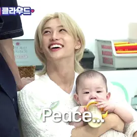 three babies taking care of a baby😭 #hyunjin #felix #jeongin #fyp #kdramqr 