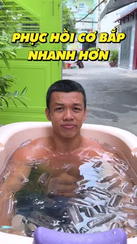 Trả lời @trucnguyen7921  tác dụng của ngâm đá phải nói là quá tuyệt vời. Tuy nhiên anh em nên nhớ làm quen với nhiệt độ và k nên ngâm quá lâu nếu mới bắt đầu nghen😄 #icebath #coldbath #health 