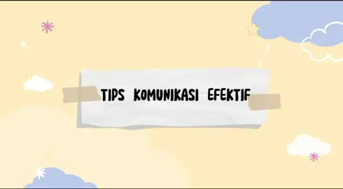 #TugasMatkulKomunikasiBisnis Tema : Tips komunikasi yang efektif Kelompok 1 : Anisa (20415119)  Fadillatul Laily (20415120)  Isna Hary Ardita Putri (20415123)  Silfi Qowiyu Dianingtias (20415125)  Siska Enjelina Putri (20415131)  Kelas : Manajemen 6A ===== Talent :    - Isna H.  A. P.    - Silfi  Q. D.    - Siska E. P.  Cameramen & VO : Fadilatul  L Editing : Anisa