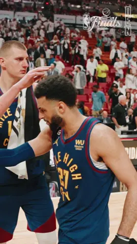 More of this duo tonight 🤩 #denvernuggets #nbafinals #NBA #nikolajokic #jamalmurray 