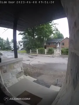 When your dad tries to save your sisters cat from escaping. He FLEW into action. (he is ok) cat ran back inside. 66 years old and bounced right back! #flew #cat #dad #dadsoftiktok  #fall #funny #old #catsoftiktok #cats #montreal #canada #saved 