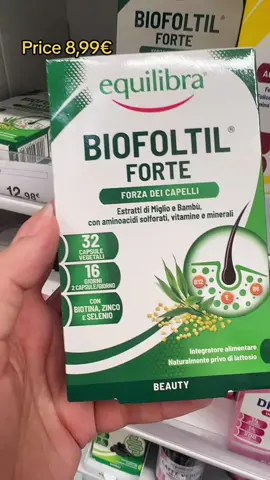 #glamourandbeautycare #viral #fypシ゚viral #videoviral #fyp #foryoupage #haircare #equilibra #biotin #italy #ipercoop #hairstrenght 