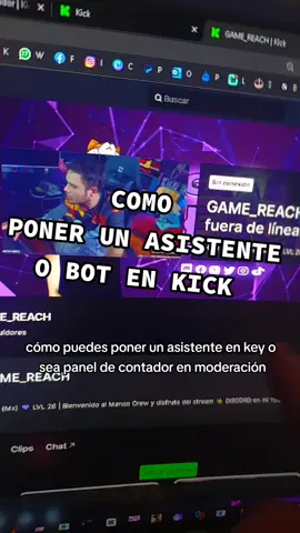 Como poner un bot que te ayude en #kick #stream #streaming ✅