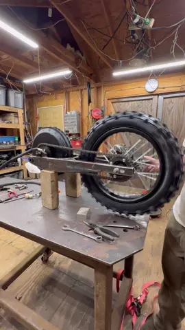 Im starting a new electric dirt bike project!! I’m taking this 8,000w hub motor and putting it in an old YZ 85 dirt bike frame I have. Also this new configuration solves the unsprung weight issue 