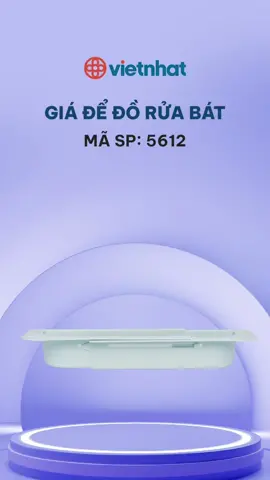 Từ nay, bối cọ, miếng rửa bát, nước rửa chén,… sẽ có một góc nhỏ cho riêng mình cực tiện lợi và gọn gàng vì đã có giá để đồ rửa bát Việt Nhật. Khám phá ngay ưu điểm của sản phẩm này nhé #nhuavietnhat #vietnhatplatic #giadungtienloi #giadungthonhminh #giadungtrend #tienich #tienichcuocsong 