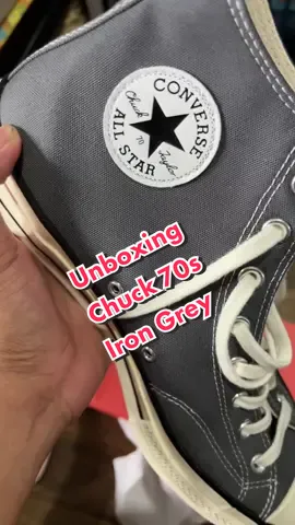 Unboxing Converse Chuck 70s High Cut Iron Grey #unboxing #shoes #sneakers #converse #chucktaylor #chuck70  #kotd 